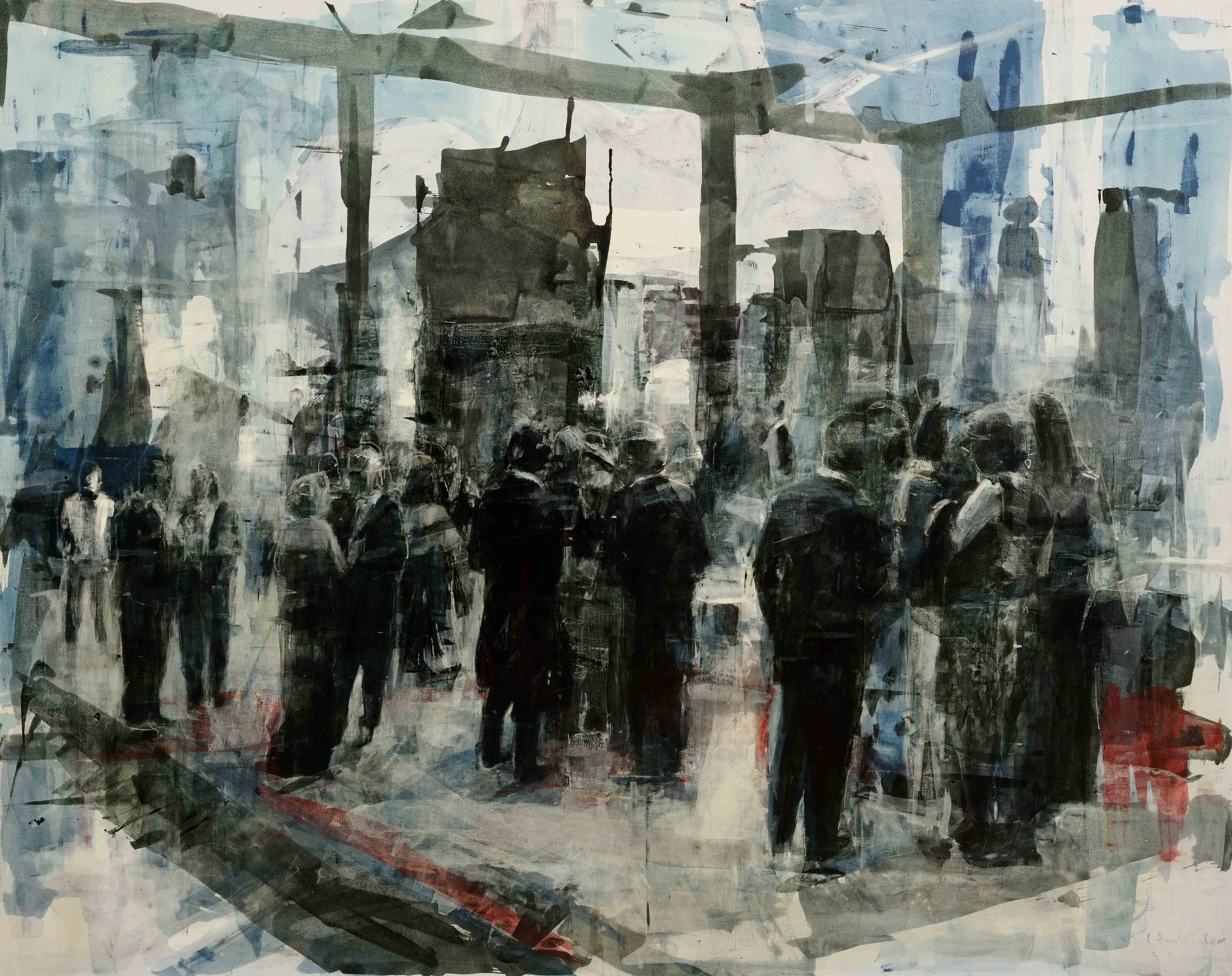 İsimsiz, Untitled, 2011 Tuval üzerine karışık teknik, Mixed media on canvas, 150X190 cm